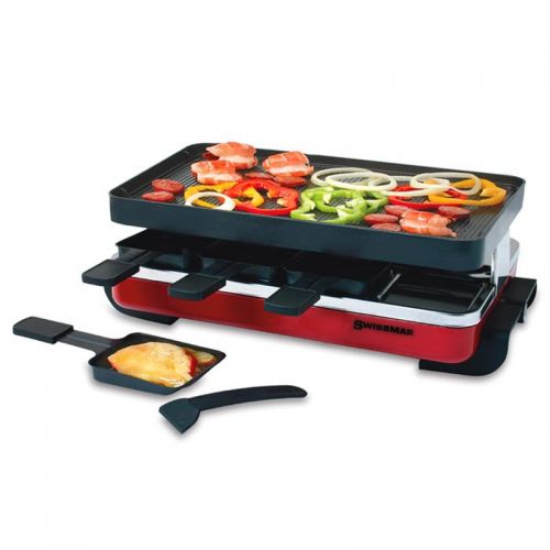  Swissmar Red Classic 8-Person Raclette Grill