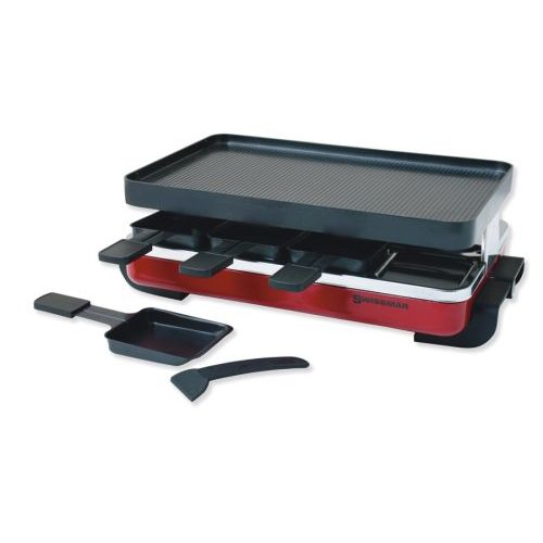  Swissmar Red Classic 8-Person Raclette Grill