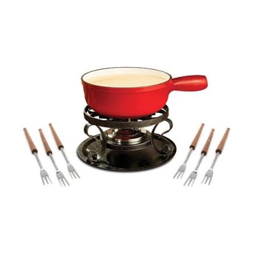  Swissmar Kasefondue Set Lugano Rot