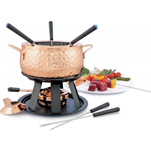  Swissmar 11-Piece Meat Fondue Set (Copper)