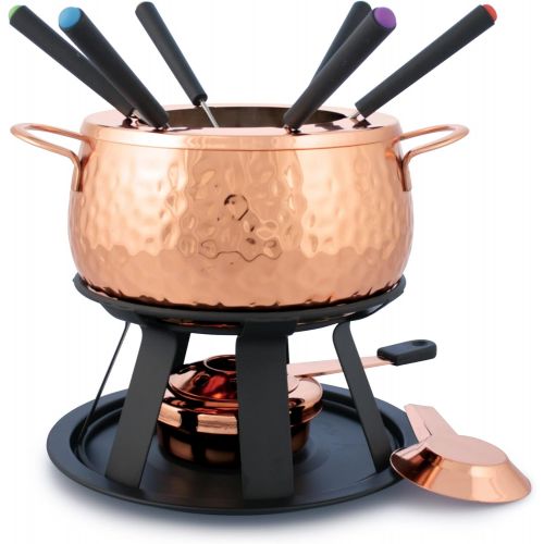  Swissmar 11-Piece Meat Fondue Set (Copper)