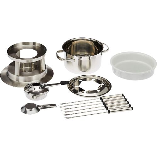  Swissmar Arosa 11 Piece Stainless Fondue Set