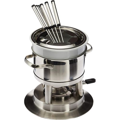  Swissmar Arosa 11 Piece Stainless Fondue Set