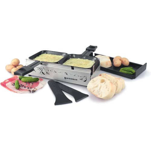  Swissmar Alpine Portable Candlelight Raclette, Stainless Steel