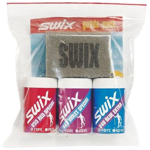  [아마존베스트]Swix Classic Nordic Ski Wax Pack with 3-Kick Wax and Cork, 8 x 8-Inch