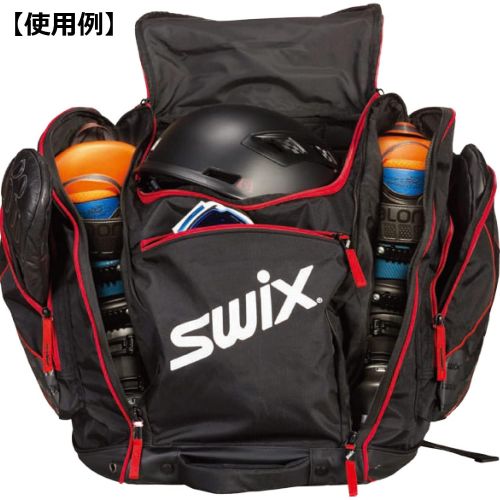  [아마존베스트]Swix CAM Tri Pack - Backpack Boot Bag - 5 Compartment - Perfect for Ski or Snowboard Boots, Black