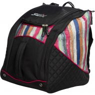 [아마존베스트]Swix Lo Pro Nessa - Tri Pack - Backpack Boot Bag - 5 Compartment - Perfect for Ski or Snowboard Boots, Nnessa Pink Pattern, LP1805