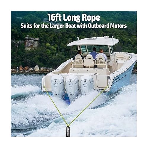  Swonder 3 Person Towable Tube and Boat Tow Harness 16FT Bundle