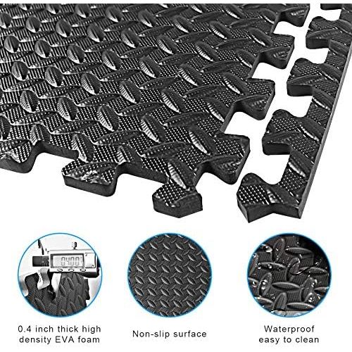  [아마존베스트]Swonuk Protective Mats Set 30 x 30 cm Floor Protection Mat 20 Puzzle Mat Large Pool Mat Fitness Mats for the Gym or Cellar