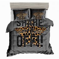 SxinHome Twin Size 3D Bedding Set,Shake It Off Printed Duvet Cover Set for Teen Boys Girls,3pcs 1 Duvet Cover 2 Pillowcases(no Comforter Inside)
