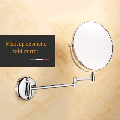  Sxwz Makeup Mirror Bathroom Mirror Folding 10x Magnifier Metal Beauty,Gold,8inPunch7x