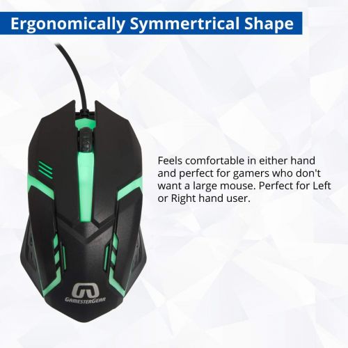  Syba RGB PC Gaming Accessories Combo Kit - USB Spill Proof Keyboard ? Wired Gaming Mouse 3 Button Optical Mouse - Stereo Gaming Headset Dual 3.5mm Jack SY-KIT53005