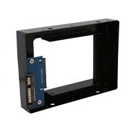 Syba IO Crest IOCrest 2.5 to 3.5 SSD SATA Hard Drive Aluminum Mounting Adapter Converter Kit with SATA Port Components Other SY-ACC25044