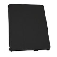 Syba Leather Protective Cover and Stand for iPad 3 and iPad 2 Black Color (CL-ACC62040)