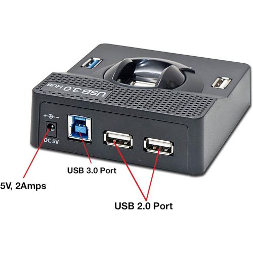  Syba 7 Port USB 3.02.0 HUB with One Fast Charging USB 2.0 Port (SD-HUB20102)