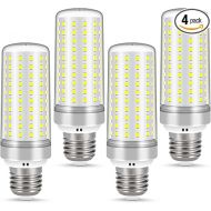 E26 LED Bulbs, 30W LED Light Bulbs Equivalent 250W, 6000K Daylight White, AC 85-265V, E26 Light Bulbs (4 Pack)