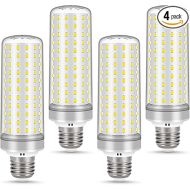 E26 LED Bulbs, 40W LED Light Bulbs Equivalent 400W, 4000K Warm White Light, AC 85-265V, E26 Light Bulbs (4 Pack)