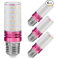 E26 LED Bulbs, 12W LED Light Bulbs Equivalent 100W, 3000K Sunset Color Warm Light, AC 110-220V, E26 Light Bulbs (4 Pack)