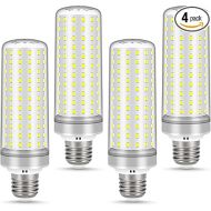 E26 LED Bulbs, 40W LED Light Bulbs Equivalent 400W, 6000K Daylight White, AC 85-265V, E26 Light Bulbs (4 Pack)