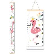 Sylfairy Growth Chart, Kids Wall Ruler Removable Height Measure Chart for Boys Girls Growth Ruler Unicorn Wall Room Decoration 797.9 (Flamingo)