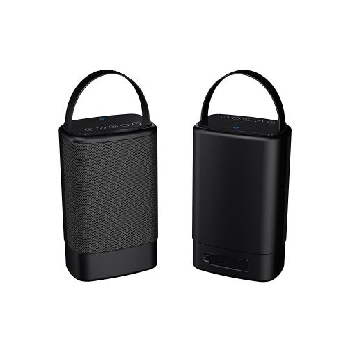  Sylvania SP096-Black Portable Outdoor Dual Bluetooth Speakers-Set of 2 Speakers - Manufacturer Refurbished