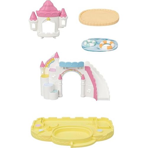  Sylvanian Families - 5746 Adventure Nursery Sandpit and Pool with Figure Dolls Play Set