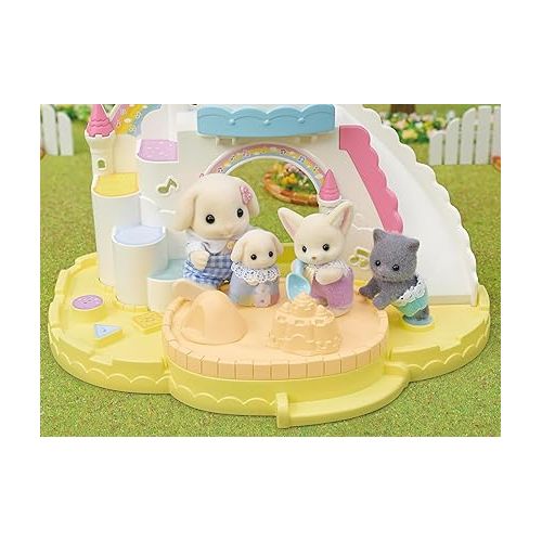  Sylvanian Families - 5746 Adventure Nursery Sandpit and Pool with Figure Dolls Play Set