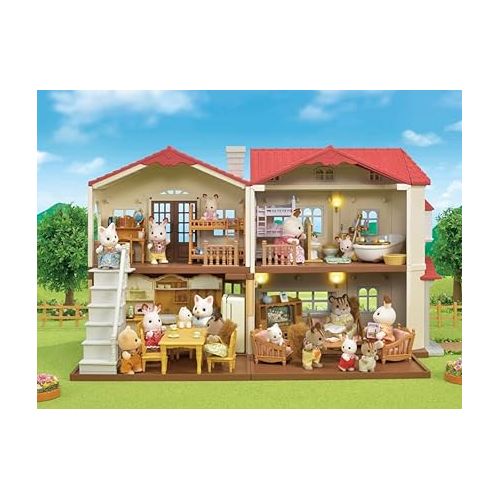  Sylvanian Families 5302 Red Roof Country Home, Multi-Coloured