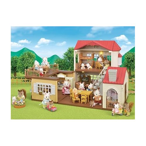  Sylvanian Families 5302 Red Roof Country Home, Multi-Coloured