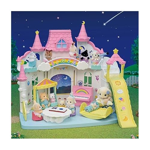  Sylvanian Families - The sunny crib - 5743 - The nursery - Mini Dolls, Black