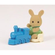 Sylvanian Families 5134 - Ocher Rabbit Baby with Train
