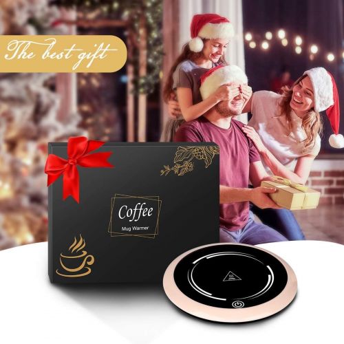  [아마존베스트]Symani Coffee Mug Warmer - Smart Wax Candle Warmer with Auto Shut Off for Home Office Desk Use, Electric Hot Plate with Touch Control,Mugs Warmer with Light for Beverage Cocoa Tea