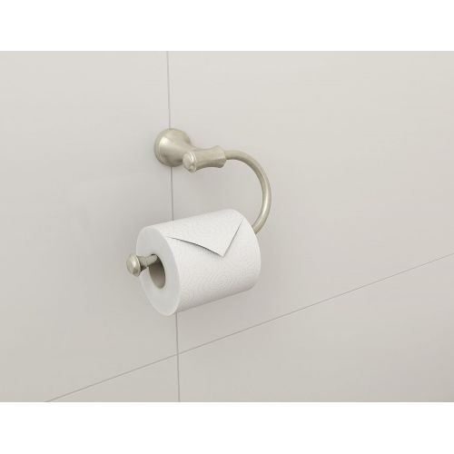  Symmons 543TPR-STN Degas Wall-Mounted Right Toilet Paper Holder in Satin Nickel