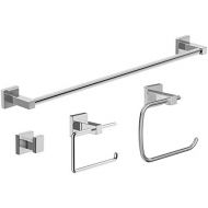 Symmons 36AC-BUNDLE Duro 4-Piece Wall-Mounted Bathroom Hardware Set in Polished Chrome