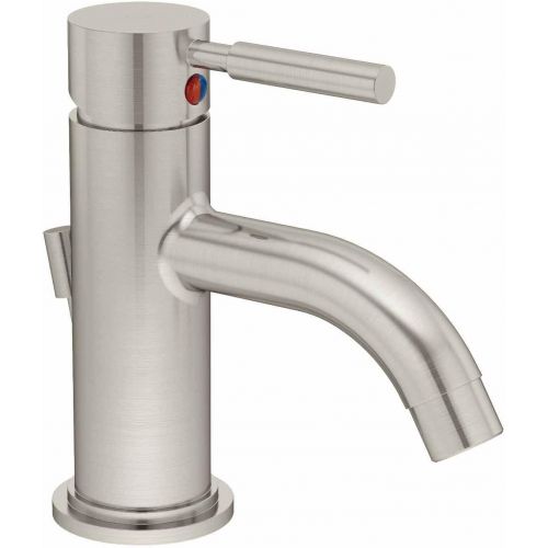  Symmons SLS-4312-STN Sereno Single Hole Single-Handle Bathroom Faucet with Drain Assembly in Satin Nickel (2.2 GPM)