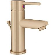 Symmons SLS-3512-BBZ-1.0 Dia Single Hole Single-Handle Bathroom Faucet with Drain Assembly in Brushed Bronze (1.0 GPM)