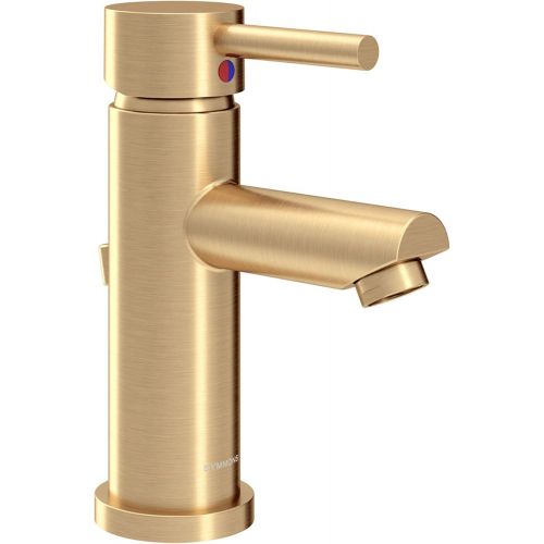  Symmons SLS-3512-BBZ-1.0 Dia Single Hole Single-Handle Bathroom Faucet with Drain Assembly in Brushed Bronze (1.0 GPM)