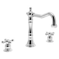 Symmons Carrington Two Handle Kitchen Faucet with 360 Degree Swivel Spout, Chrome (S-2650)