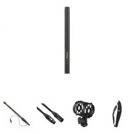 Synco Mic-D2 Hypercardioid Shotgun Microphone Boom Kit with Boompole & Accessories