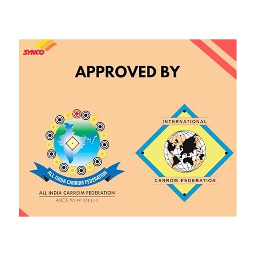  Synco Premia Carrom Striker Professional 15g with Special case, Approved by Carrom Federation