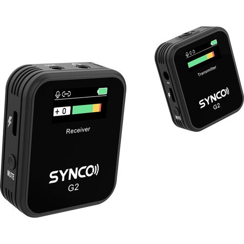  Synco WAir-G2-A1 Ultracompact Digital Wireless Microphone System for Mirrorless/DSLR Cameras (2.4 GHz)