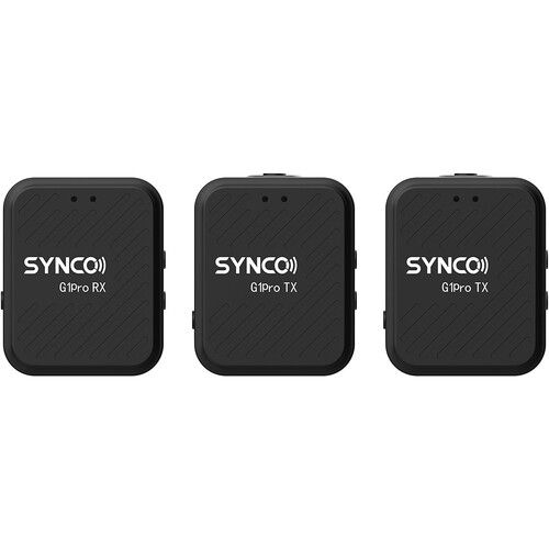  Synco WAir-G1-A2-Pro Ultracompact Digital 2-Person Wireless Microphone System for Cameras & Smartphones (2.4 GHz)