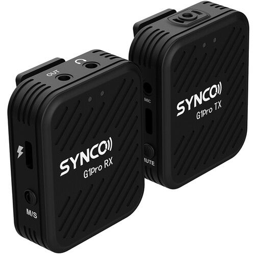  Synco WAir-G1-A1-Pro Ultracompact Digital Wireless Microphone System for Cameras & Smartphones (2.4 GHz)