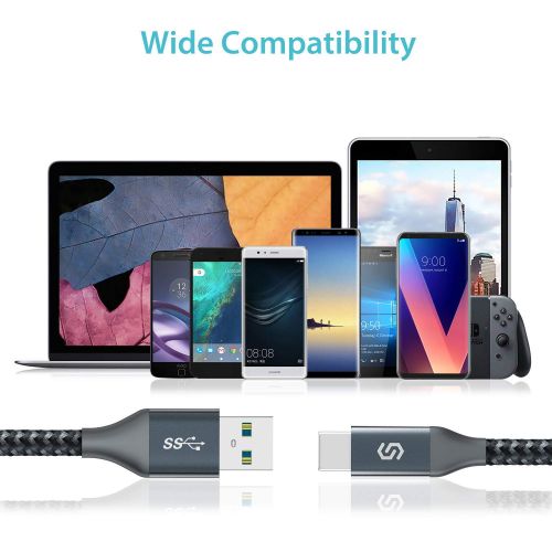  [아마존 핫딜]  [아마존핫딜]Syncwire USB C Kabel auf USB 3.0 Ladekabel [2 Stueck] 1,8m Datenkabel geeignet fuer Typ C Gerate, Samsung Galaxy S9/S8, Huawei, HTC, Nexus, Lumia, OnePlus, Nokia Tablet und viele meh