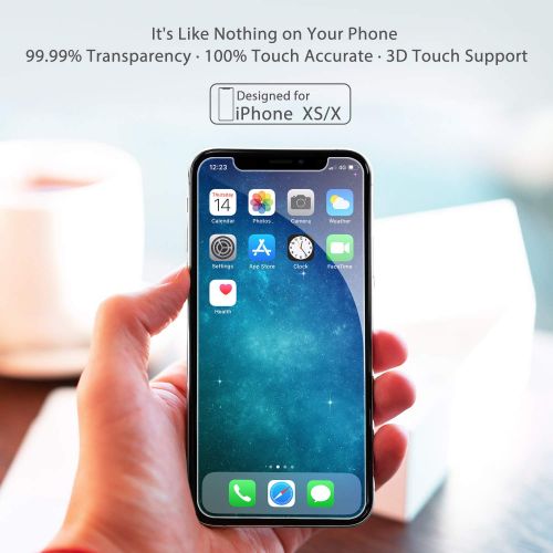  [아마존 핫딜]  [아마존핫딜]Syncwire Panzerglas Kompatibel mit iPhone X iPhone XS, [3 Stueck] Blasenfrei SyncProof HD Panzerglasfolie 9H-Harte Anti-Blaschen Displayschutzfolie Schutzfolie fuer iPhone XS/X