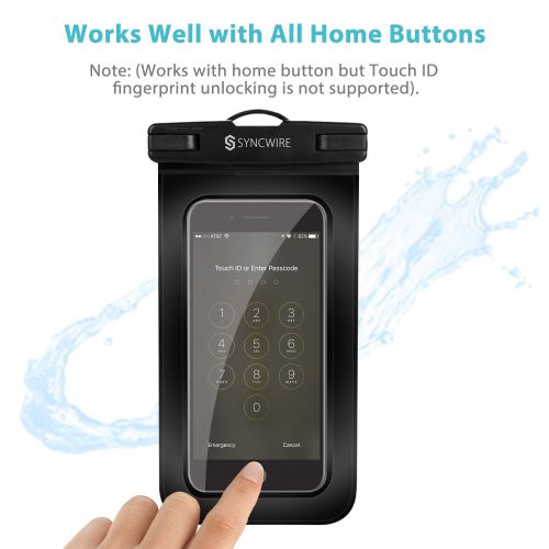  [아마존 핫딜]  [아마존핫딜]Syncwire wasserdichte Handyhuelle Unterwasser Wasserfeste - 2 Stueck 7 Zoll DOPPELT VERSIEGELT Wasserdicht Handy Huelle Handytasche fuer iPhone XS Max XR X 8 7 6+ Samsung S10 S9+ Huawe