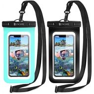 [아마존베스트]Syncwire Waterproof Phone Pouch [2-Pack] - Universal IPX8 Waterproof Phone Case Dry Bag with Lanyard Compatible with iPhone 11 Pro XS MAX XR X 8 7 6 Plus SE 5s Samsung S10+ and Mor