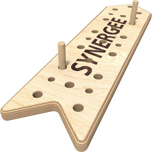  [아마존베스트]Synergee Peg Board 4ft and 8ft Climbing Pegboard for Pull Up, Rock Climbing, Parkour, and Fitness. Includes 2 or 4 Pegs.