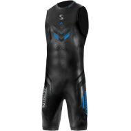 Triathlon Wetsuit - Men's Synergy Endorphin Sleeveless Quick John Smoothskin Neoprene for Open Water Swimming Ironman & USAT Approved