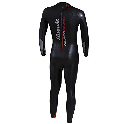  Synergy Triathlon Wetsuit - Men’s Adrenaline Fullsleeve Smoothskin Neoprene for Open Water Swimming Ironman Approved